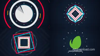 Quick Shape Logo Logo Stings template preview