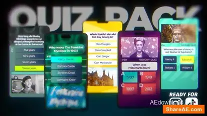 Quiz Pack for TikTok Openers template preview