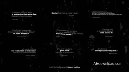 Quote Text Animation _AE Titles template preview
