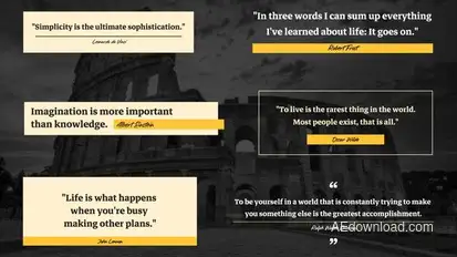 Quote Titles Titles template preview