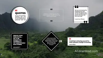 Quotes | After Effects Titles template preview