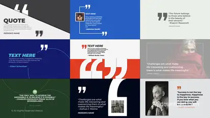 Quotes Text | After Effects Titles template preview