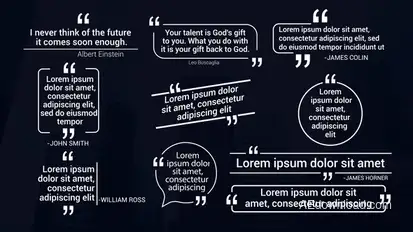 Quotes Title Pack_01 Elements template preview