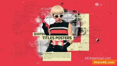 Quotes Title Posters Openers template preview