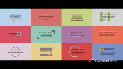 Quotes Titles 4.0 | After Effects Titles template preview