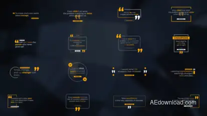 Quotes Titles Titles template preview