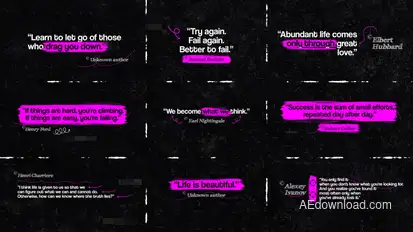 Quotes Titles Titles template preview