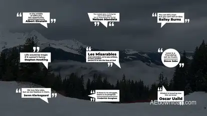 Quotes Titles | AE Titles template preview