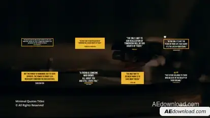 Quotes Titles | AE Titles template preview