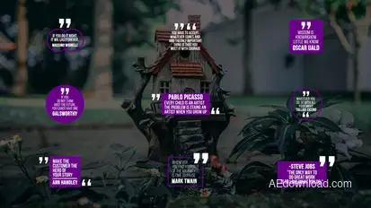 Quotes Titles | AE Titles template preview