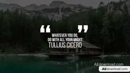 Quotes Titles | AE Titles template preview