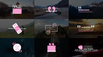 Quotes Titles | AE Titles template preview