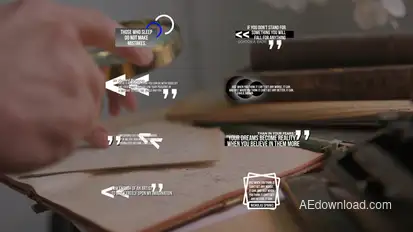 Quotes Titles | AE Titles template preview