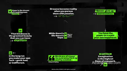 Quotes Titles | AE Titles template preview