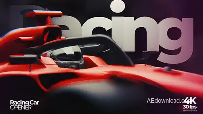 Racing Car Opener Openers template preview