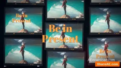 Rainbow Slideshow Openers template preview