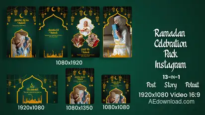 Ramadan Celebration Pack Ramadan Free Templates template preview