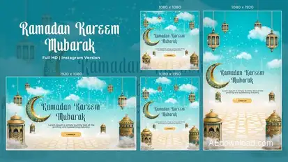 Ramadan Intro | Eid Opener | Instagram Version Openers template preview
