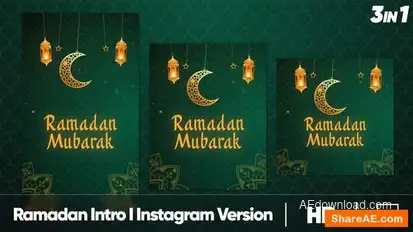 Eid Al Adha Intro | Instagram Version II Openers template preview