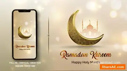 Ramadan Kareem Openers template preview