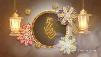 Ramadan Kareem Greetings Logo Reveal Logo Stings template preview