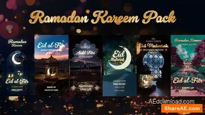 Ramadan Kareem Pack Openers template preview
