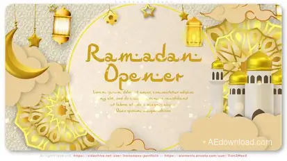 Ramadan Opener Ramadan Free Templates template preview