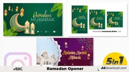 Ramadan Opener 5 in 1 Openers template preview