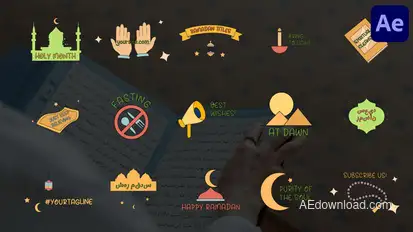 Ramadan Titles | After Effects Ramadan Free Templates template preview