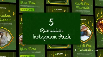 Ramadhan Stories Pack V3 Openers template preview