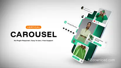 Rating & Reviews Carousel Product Promo template preview