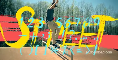 Raw Typography // Hand Drawn Typeface Titles template preview