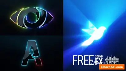 Ray Light Cinematic Logo Logo Stings template preview