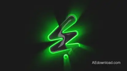 Rays Dark Reveal Logo Logo Stings template preview