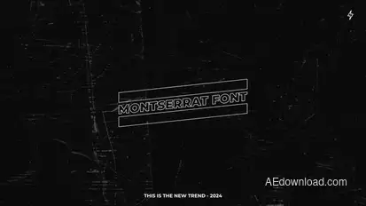 RGB Text Typography | After Effects Titles template preview