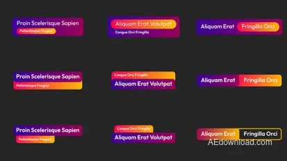 RD Lower Third V2 Elements template preview