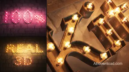 Text | Logo Light Bulb Titles template preview