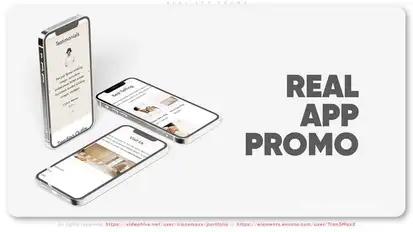 Real App Promo Product Promo template preview