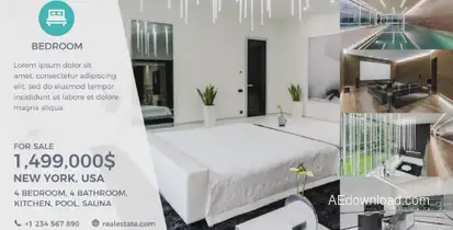 Real Estate Video Displays template preview