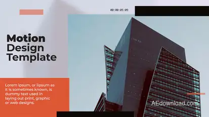 Real Estate Corporate Video Displays template preview