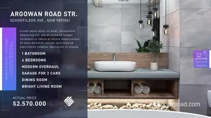 Real Estate III Product Promo template preview