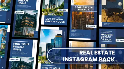 Real Estate Instagram Stories Pack Product Promo template preview
