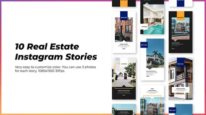 Real Estate Instagram Story 2 Product Promo template preview