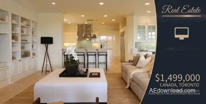 Real Estate Promo Video Displays template preview