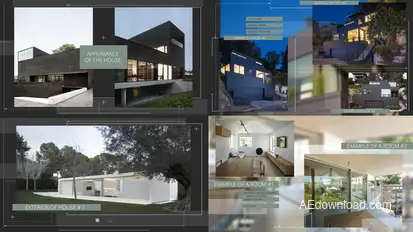 Real Estate Promo Video Displays template preview