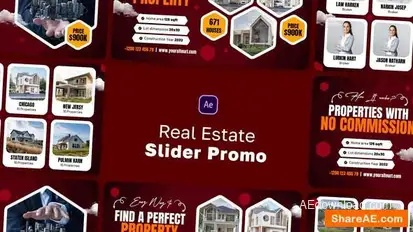 Real Estate Slider Promo Openers template preview