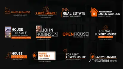 Real Estate Titles Elements template preview