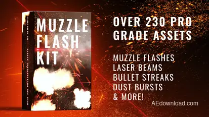 Real Muzzle Flash Kit Elements template preview