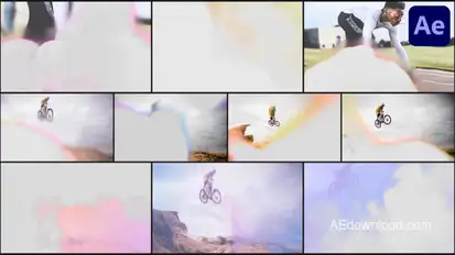 Real Smoke Seamless Transitions for After Effects Elements template preview