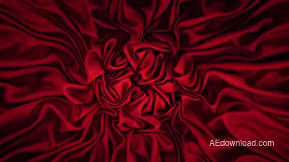 Red Fabric Logo Reveal Logo Stings template preview